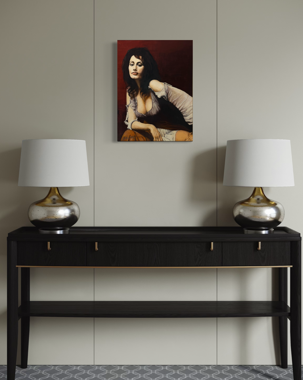 Sophia Loren - 18″×24″ Canvas - Image 2