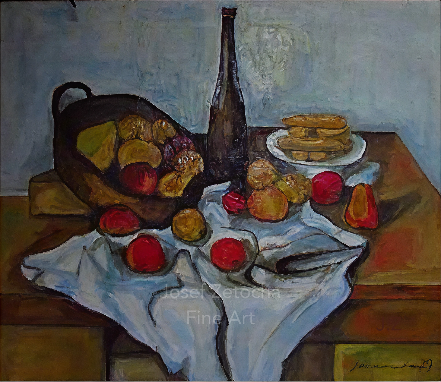 Early artwork by Josef Zetocha from his artistic beginnings
