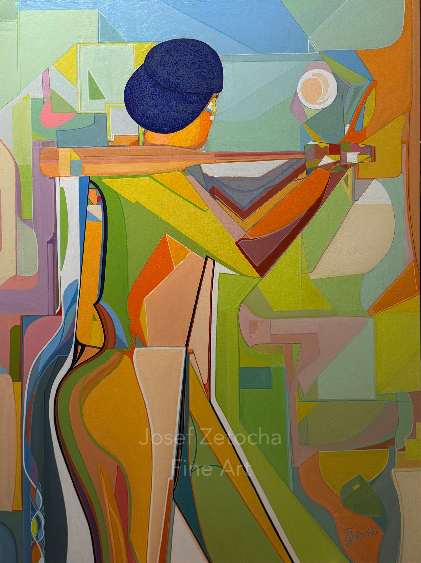 Josef Zetocha figurative oil painting