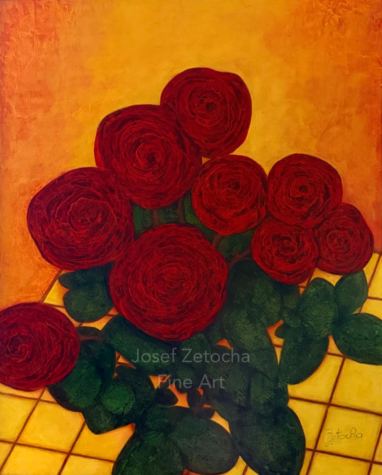 Josef Zetocha figurative oil painting