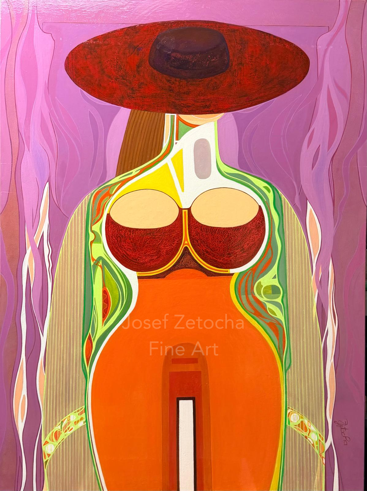 Josef Zetocha figurative expression oil painting