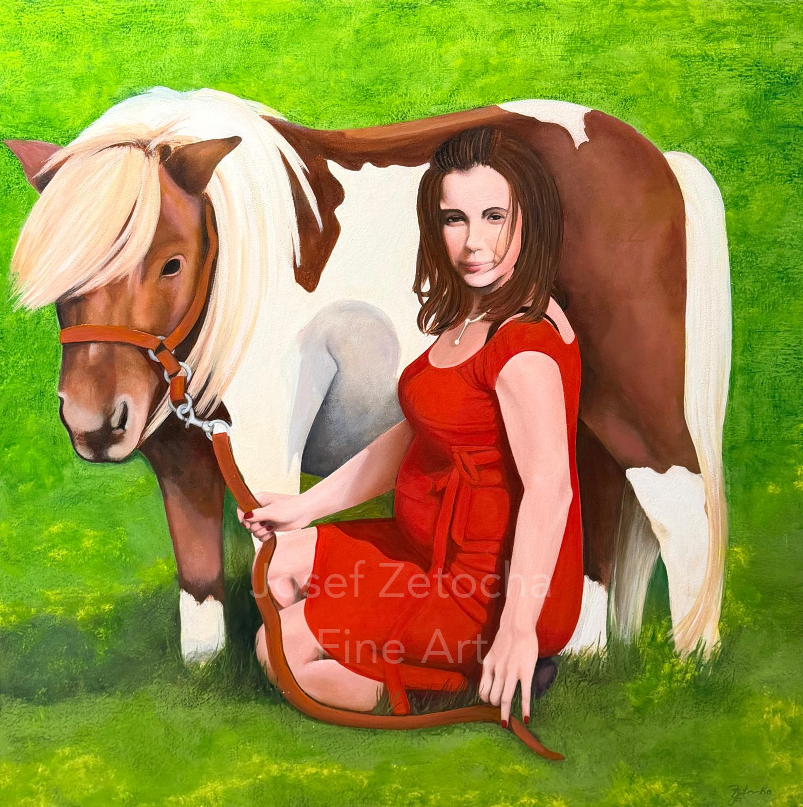 Josef Zetocha original oil painting