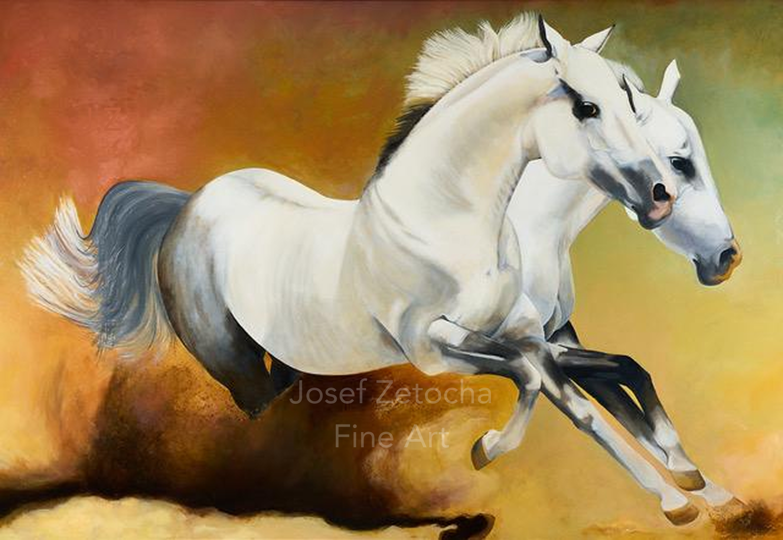 Josef Zetocha original oil painting