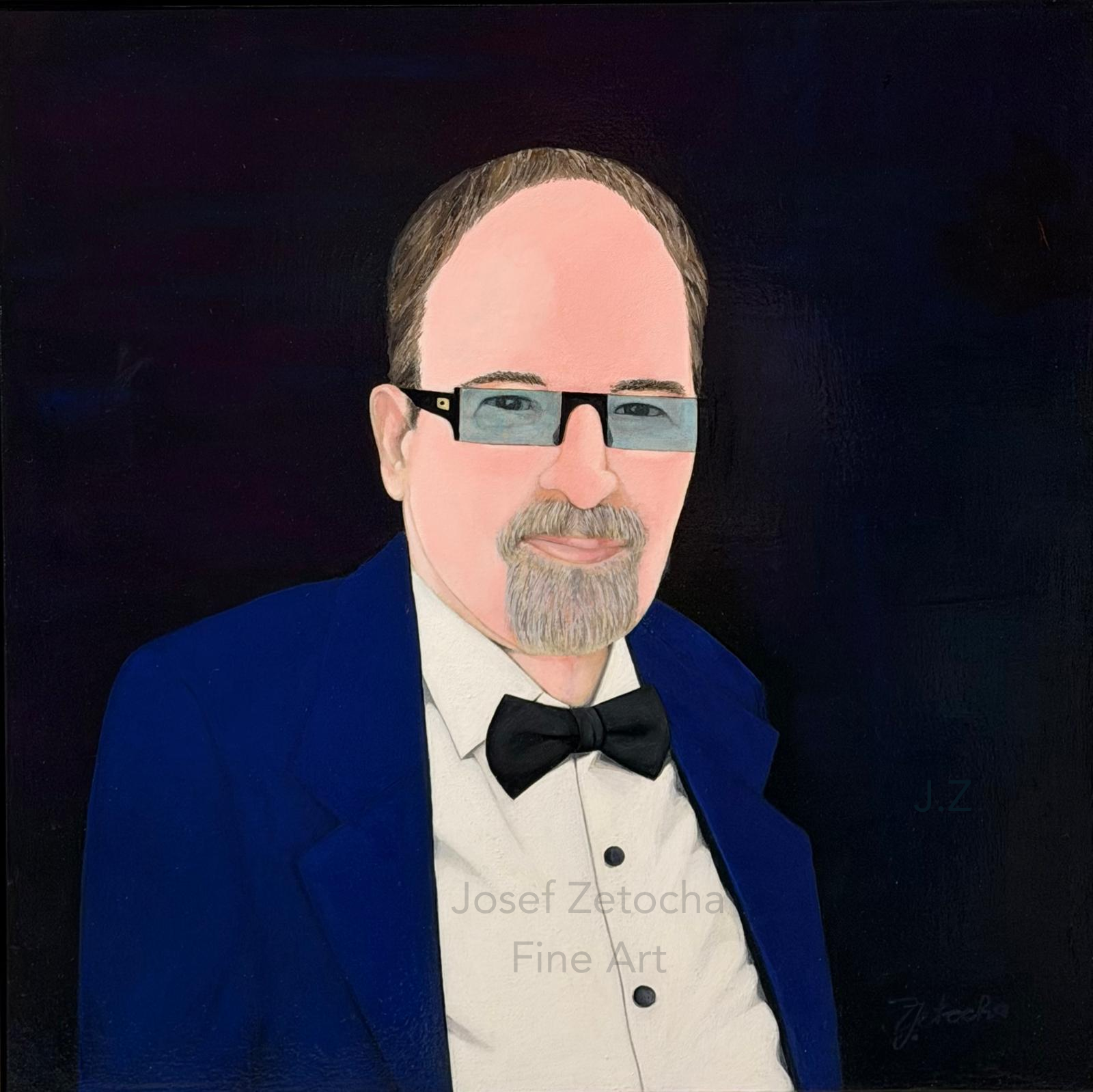 Josef Zetocha portrait oil painting