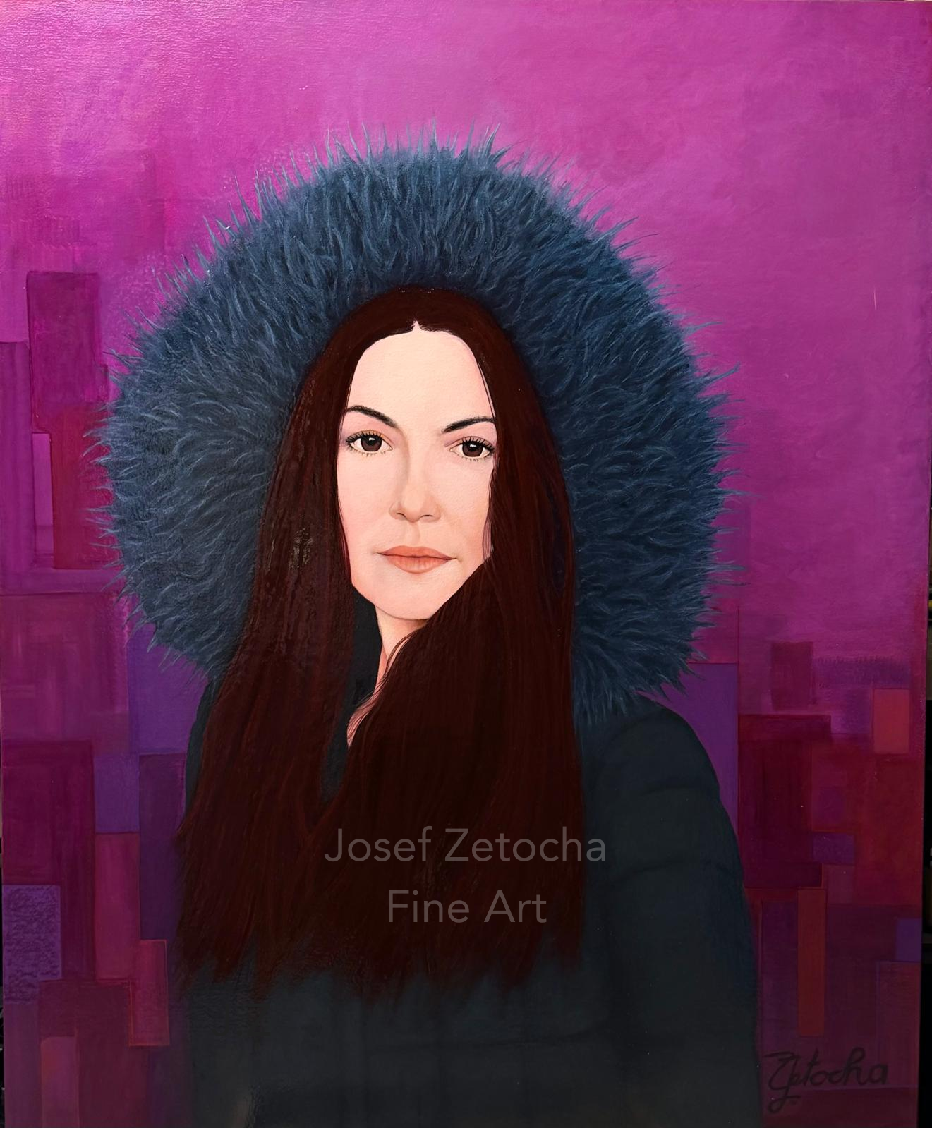 Josef Zetocha classic portrait oil painting