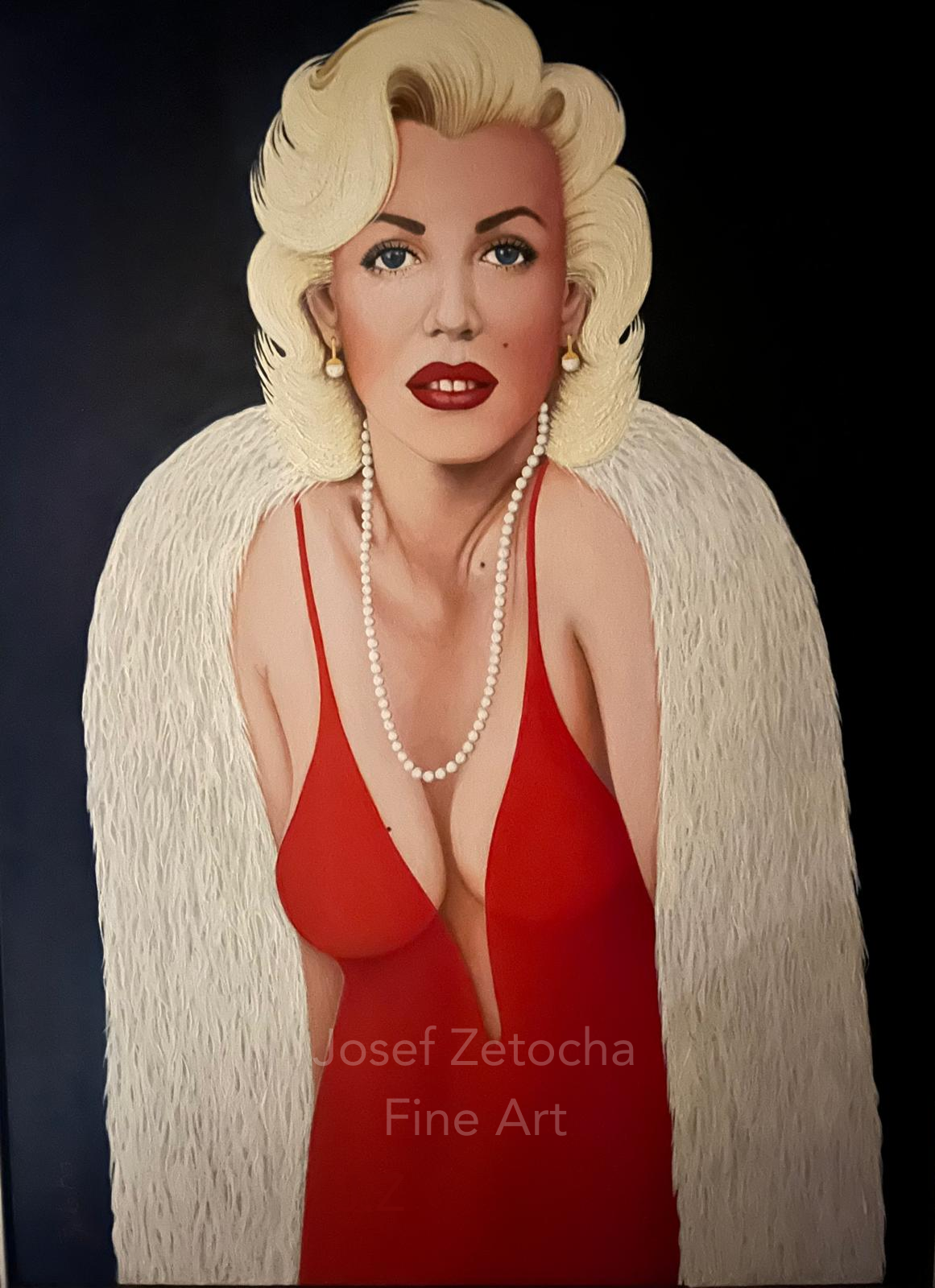 Josef Zetocha portrait oil painting
