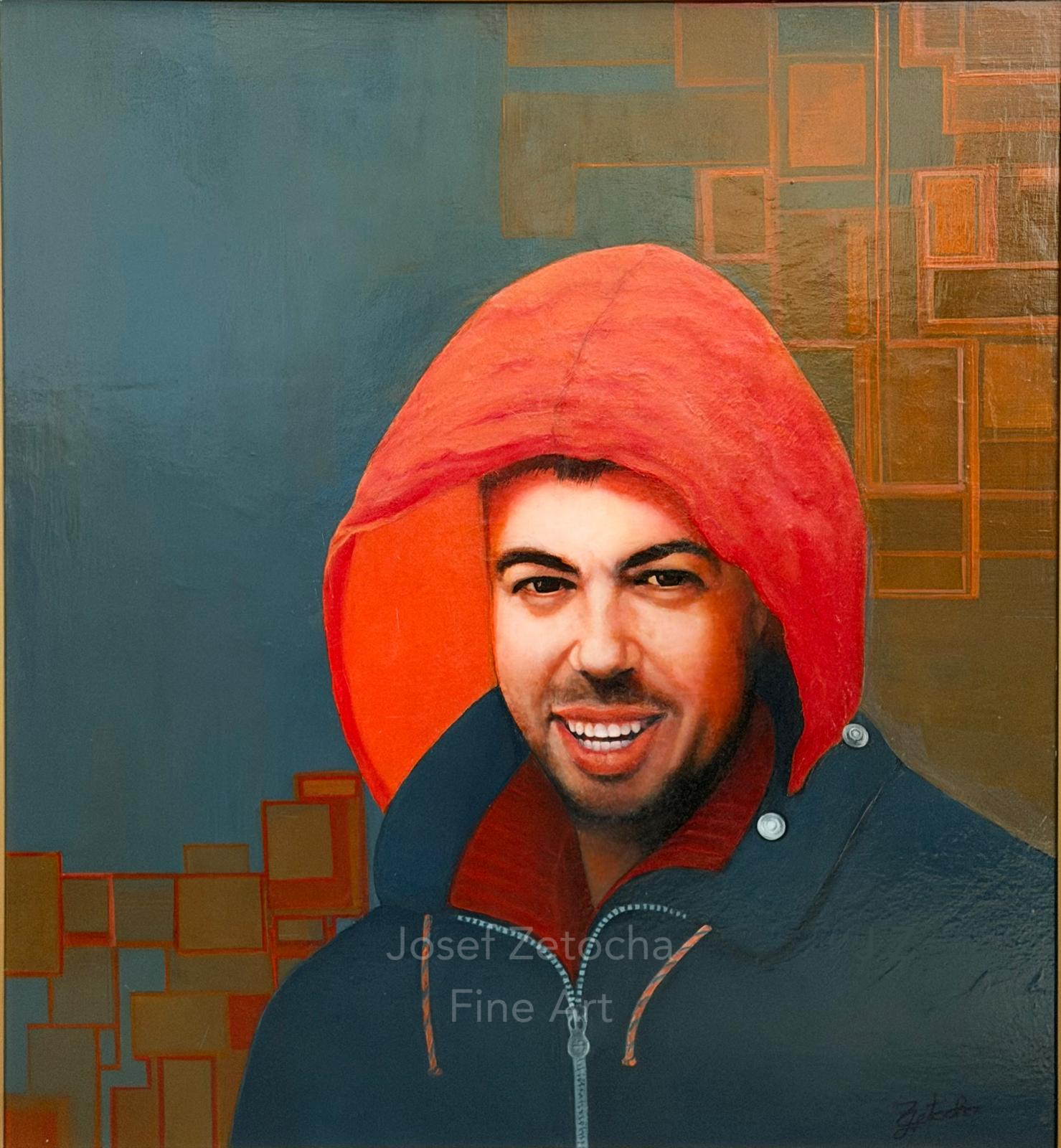 Josef Zetocha portrait oil painting