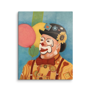 At The Circus - 16" x 20" Canvas