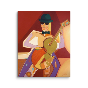 Cello Master - 24" x 30" Canvas