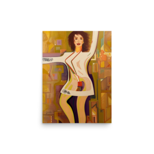 Disco Girl - 12″×16″ Print