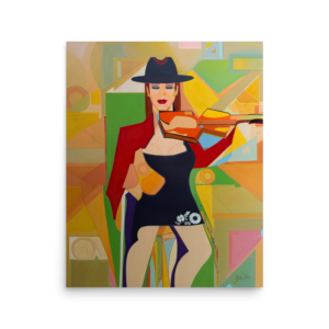 Nashville Violin - 16″×20″ Print