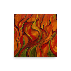 Tensions Rising - 16″×16″ Print