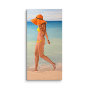 Beach Day - 16″×32″ Canvas